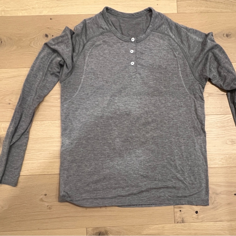 Lululemon Long Sleeve Henley Shirt